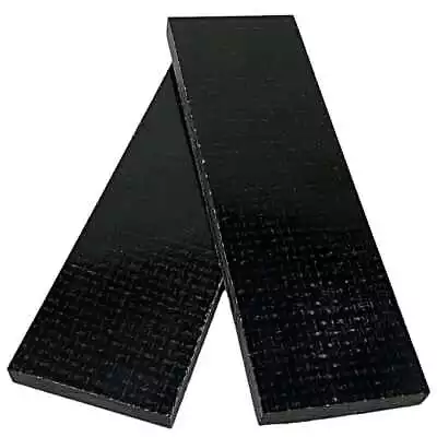 Burlap Micarta- BLACK- Scales • $4.80