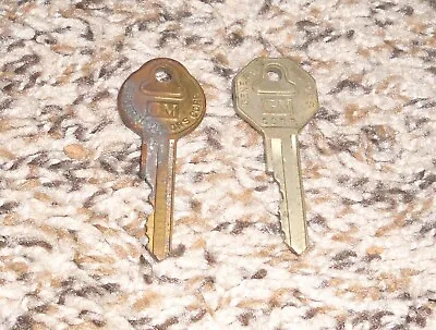 Pair Of Antique Gm General Motors Briggs & Stratton Car Keys • $9.95