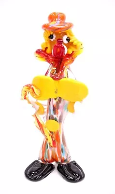 Vintage MURANO Hand Made Art Glass CLOWN Figurine 23cm - S80 • £9.99