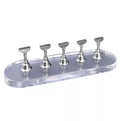 Finger Stand Bur-free Multifunctional Nail Art Practice Display Stand Nail Tool • $10.82