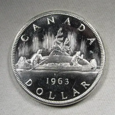 1963 Canada Silver Dollar Elizabeth II CH GEM Proof Like AM474 • $26