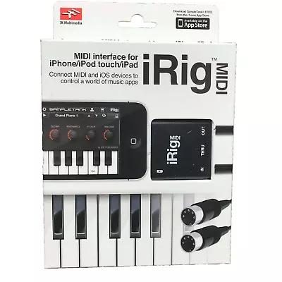IK Multimedia IRig  MIDI Interface For IPhone/iPod Touch/iPad • $40.45
