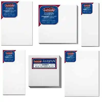 Artist Blank Stretched & Acrylic Primed Box Framed 100% Cotton Loxley Art Canvas • £172.99