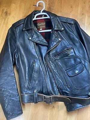 VTG 40s The Real McCoy’s BUCO J-22 HORSEHIDE PLAID LINED • $1500