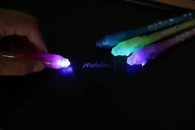 Invisible Ink Pen Upgraded Spy Pen Invisible Ink Pen With UV Light Magic • $8.20