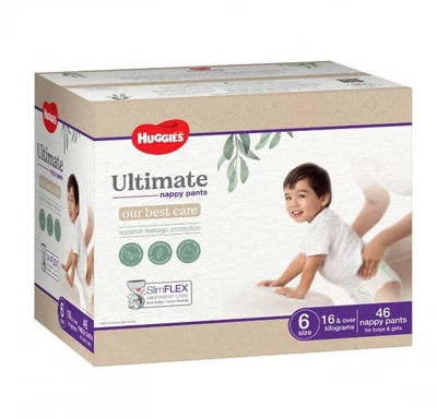 $73.66 • Buy Presale Huggies Ultimate Nappy Pants Size 6 - 45 Pack 16Kgandover