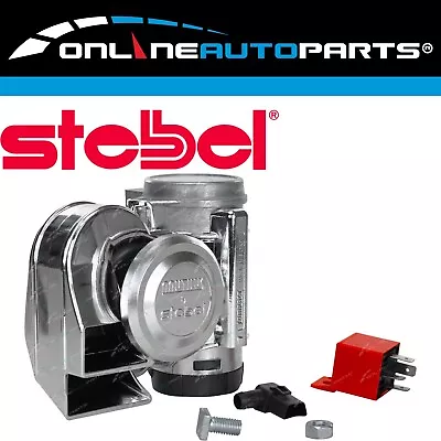 Stebel Nautilus Compact Motor Bike Air Horn Chrome 139dB 12 Volt Motorcycle Loud • $38.71