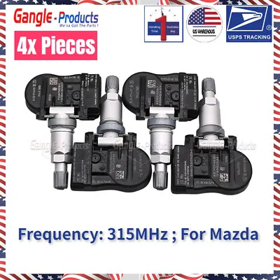 4Pcs Tire Pressure Sensor TPMS For Mazda 2 3 5 6 CX7 CX9 MX5 BBM2-37-140 • $24.96