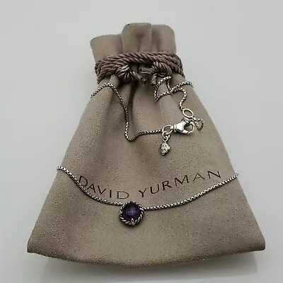 $130 • Buy David Yurman Women's Chatelaine Amethyst Pendant Necklace