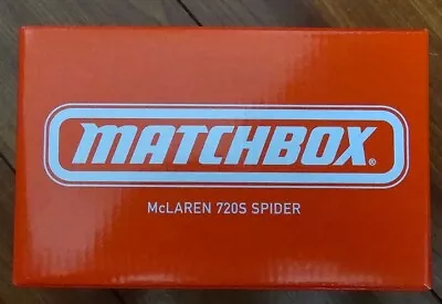 New Mattel Creations 2024 Matchbox Collector Gulf McLaren 720S Spider Sealed • $10