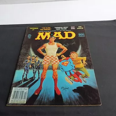 Vintage Nice Oct 1981 Superman Mad Magazine Issue 226 Humor Vtg • $9.84