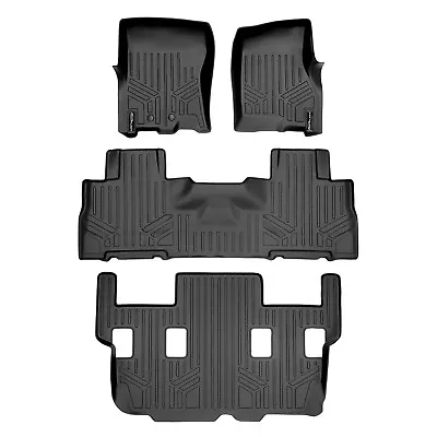 SMARTLINER Floor Mats For Expedition / Navigator Bucket Seats W/O Console Black • $200.33