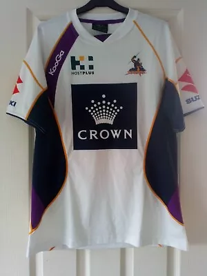 Melbourne Storm Kooga Training Shirt Medium White Crown Hostplus. Free Uk Post • £25