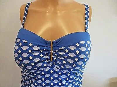 Ladies Swimsuit M&s Bandeau Swimming Costume New Size 10- Size 16 • £13.99