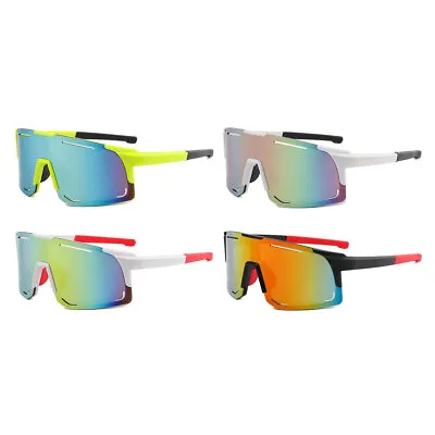 Cycling Sunglasses MTB Sports Goggles Mountain Bike Glasses Bicycle Eyewear Men • $10.88