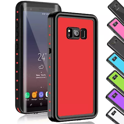 $21.99 • Buy For Samsung Galaxy S8 Plus Case W / Built-in Screen Protector Waterproof Shock