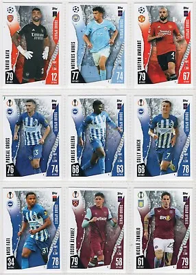 Match Attax Extra 2023/2024 Full Set Of 45 Squad Updates Cards • £7.95