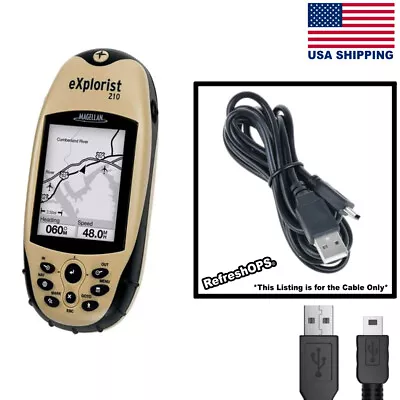 Magellan Explorist 210 Hiking GPS Navigator USB Cable Transfer Cord Replacement • $13.89