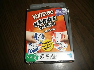 New Sealed Yahtzee Hands Down Card Game Hasbro 2009 • $9.99