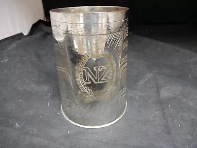 Tankard WW2 Memorabilia New Zealand Made From Salvaged Brass N Africa • £7.50