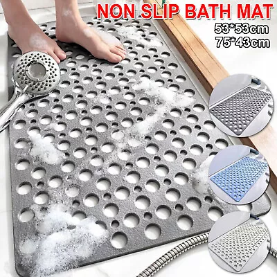 Non Slip Shower Mat Bath Mats Bath Tub Mat Rubber Sucker Bathroom Floor Mats • $21.99