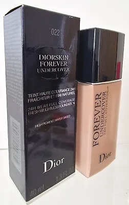 £24.90 • Buy DIOR DIORSKIN Forever Undercover Liquid Foundation Shade 022 CAMEO 40ml