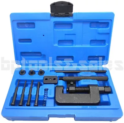 13pc Chain Breaker Riveting Tool Cutter OHV Cam Drive Motorcycle Link Seperator • $23.99