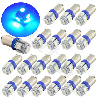 20x Blue T11 BA9S 5SMD LED Car Interior Light Bulb Dome Lamps 1815 1893 53 1445 • $8.98