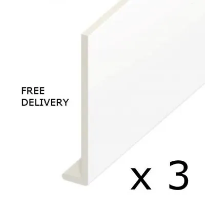 3 X 300mm FULL 5 METRES LONG Not 2  2.5m Fascia Capping Board Upvc FREE DELIVERY • £99.95