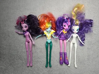 My Little Pony Equestria Girls Dolls Bundle X4 Hasbro 2013-14 • £12.99