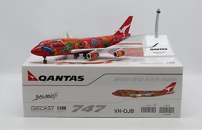 Qantas B747-400 Reg: VH-OJB  Wunala Dreaming Liveery  JC Wings 1:200 XX20375 (E) • $179.99