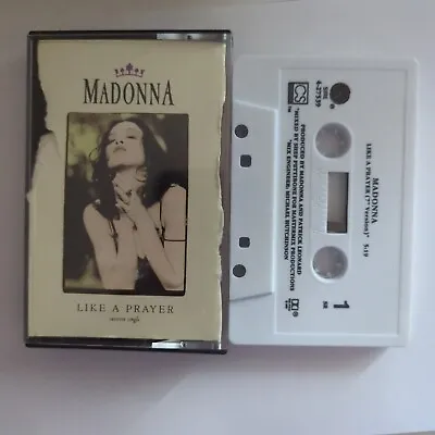 MADONNA - Like A Prayer 1989 Sire Records Vintage Cassette Tape Single • $1.99
