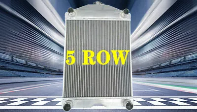 5ROW Alu Radiator FOR Ford 2N/8N/9N Tractor W/Flathead V8 2x1  Tubes 700HP 28-52 • $185