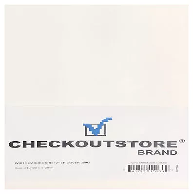 CheckOutStore Cardboard Jackets Album Cover For 12  LP Vinyl 33 RPM Records • $15.95
