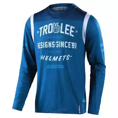 Troy Lee Designs Gp Air Jersey Roll Out Slate Blue • $25