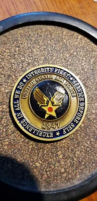 Air Force Airman Award Aim High - Fly Fight Win Challenge Coin • $10