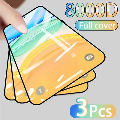 $2.62 • Buy 3-Pack For IPhone 11 12 Pro 8 7 Plus X Xs Max XR Tempered GLASS Screen Protector