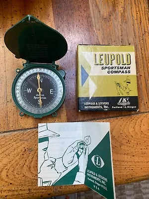 Vintage NOS C1965 Leupold Sportsman Compass Inbox With Instructions • $40