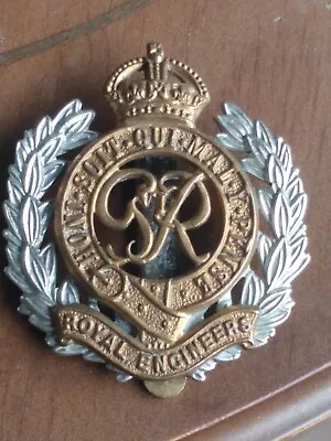 £21 • Buy STUNNING - Original WW2 Royal Engineers Corps (George VI) BI-METAL Cap Badge 
