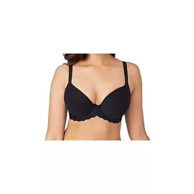 Wacoal La Femme Underwire T-Shirt Bra Size 36D Black Seamless Style 853117 • $18.74