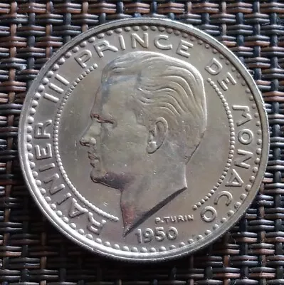 Monaco 1950 100 Francs Prince Rainier Iii Unc World Coin • $10