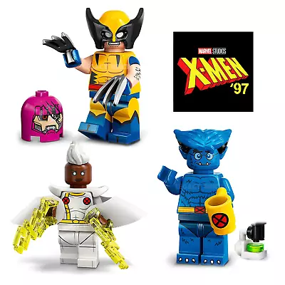 LEGO X-Men '97 Wolverine Storm & Beast Set Marvel Series 2 Minifigure CMF 71039 • $68.50