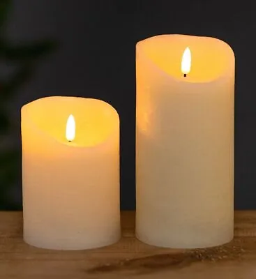 BNIB Premier Battery Flickabrights Safe LED Faux Candle Two Sizes With Timer • £5