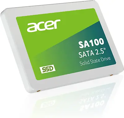 $48.15 • Buy Acer SA100 480GB SATA III 2.5 Inch Internal SSD - 6 Gb/s, 3D NAND Solid State Ha