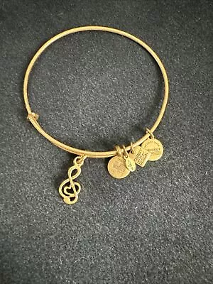 Alex And Ani Treble Clef Charm Bracelet Music Note Sweet Melody • $8