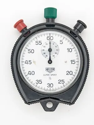 Heuer Super Sport 1/5 Stopwatch Pocket Watch • $200