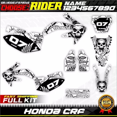 Honda Crf450r 2005 2006 2007 2008 Kit Graphics Decals Stickers Crf 450 R 450R • $139.99