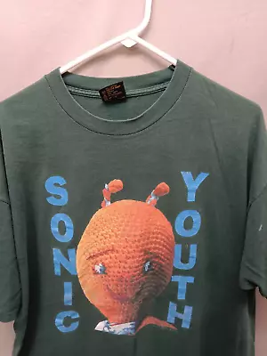 Men's Vintage Brockum (c) 1992 Sonic Youth Dirty Single Stitch T-shirt XL (B707) • $500