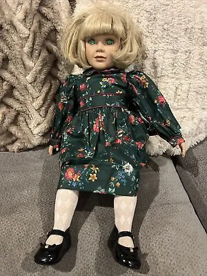 My Twinn Doll Blonde Hair Green Eyes Floral Dress • $116.96