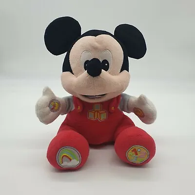 Disney Baby Mickey Mouse Interactive Toy Learn Letters Numbers Colours Songs • £4.39